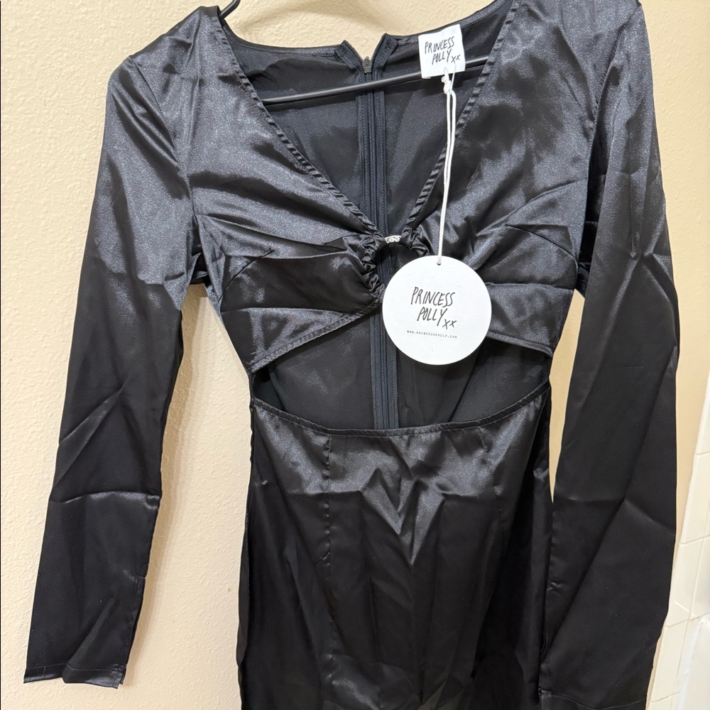 Black princess Polly dress size US 2